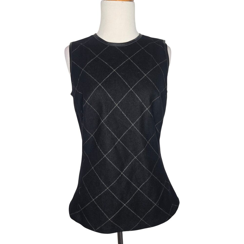 Lauren Ralph Lauren Women Old Money Wool Sleeveless Top Heritage Lambswool 4